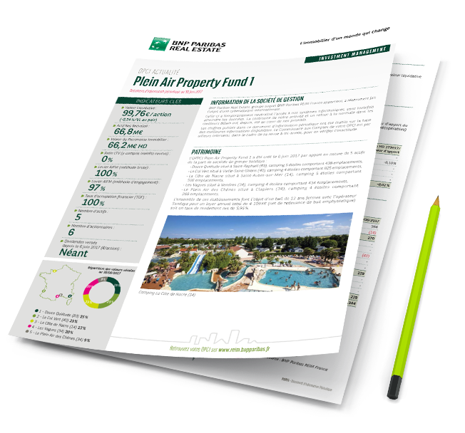 Document d'information périodique BNP Paribas REIM